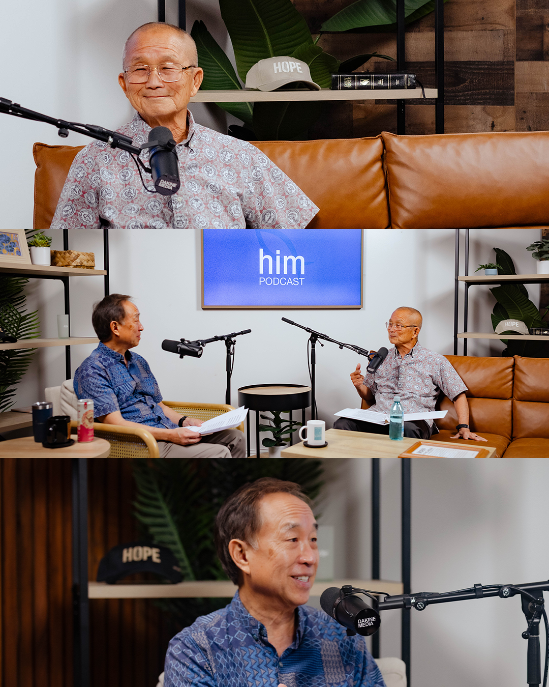 HIM Podcast recording session